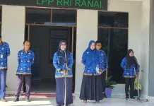 Upacara Kesadaran Nasional Perkuat Komitmen Pegawai RRI Ranai
