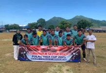 Tim Serantas A Lolos Babak Penyisihan Turnamen Sepak Bola Pulau Tiga Cup 2026