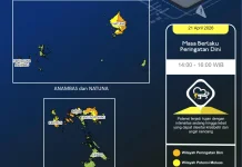 BMKG Natuna Rilis Kondisi Cuaca Wilayah Kepri