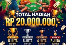 Total Hadiah 20 Juta, Turnamen Domino Sungai Ulu Digelar