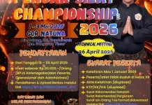 IPSI Natuna Gelar Young Fighter Championship 2026