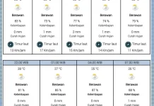 Informasi Tinggi Gelombang Perairan Natuna 26 April 2026