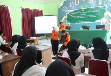 Srikandi SAR Natuna Edukasi Keselamatan ke Pelajar Program SAR Goes To School
