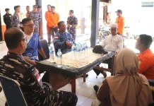 Danlanud RSA Kunjungi Unit Siaga SAR Serasan