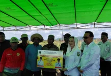 Pemkab Natuna Salurkan Bantuan Petani Korban Karhutla
