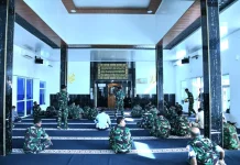 Pembinaan Rohani, Personel Lanud Raden Sadjad Natuna Laksanakan Ibadah Serentak