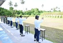 Lanud Raden Sadjad Natuna Gelar Latihan Menembak, Terus Asah Kemampuan Prajurit