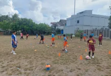 SSB P2KR Srindit Muda Terus Melakukan Pembinaan Kepada Atlit Muda Sepak Bola Muda