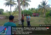 Babinsa Desa Tanjung Pala Dampingi Pendataan Lahan Koperasi