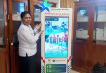 Sekolah Rakyat Terintegrasi 32 Natuna Terima Anjungan Baca Digital