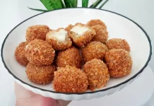 Bola-Bola Pisang Keju Lumer yang Renyah dan Lembut