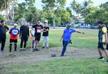 Danlanud RSA Kenalkan Footgolf, Olahraga Baru Natuna