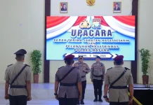 Kapolres Natuna Pimpin Sertijab Kasatreskrim dan Pelantikan Kasat Binmas