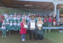 Disdamkarmat Natuna Edukasi Bahaya Kebakaran sejak Dini