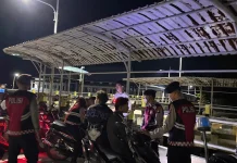 Patroli Dini Hari Polres Natuna Jaga Keamanan Warga