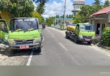 Pemkab Natuna Melalui PDAM Natuna Melakukan Penyaluran Air Bersih