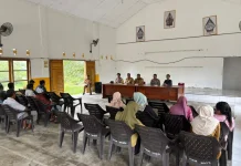 Satbinmas Polres Natuna Ajak Warga Tapau Jaga Kamtibmas