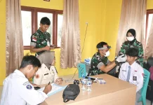 RSAU Lanud RSA Hadirkan Layanan Kesehatan di SMAN 1 Natuna