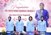 Pengukuhan Ibu Asuh Wara Daerah I Kodau I