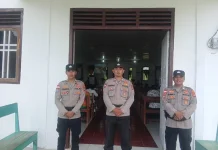 Polsek Bunguran Barat Amankan Ibadah di Gereja GPIB Siloam Batubi