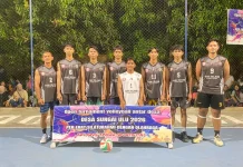 Tim Voli Putra Kelanga Lolos Semi Final Turnamen Desa Sungai Ulu 2026