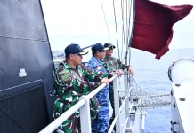 Pangkogabwilhan I Tinjau Operasi Laut di Natuna