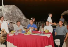 Danlanud RSA Hadiri Sunset Dinner Bersama Pangkogabwilhan I di Natuna