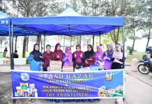 Pasar Minggu Ria Lanud Raden Sadjad Dorong UMKM Natuna Semakin Dikenal