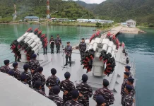 Danguspurla Koarmada I Apresiasi Prajurit KRI Teuku Umar-385 atas Keberhasilan Ev