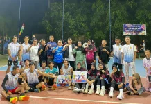 Tim Voli Putri Batu Gajah Juara 1 Turnamen Sungai Ulu 2026