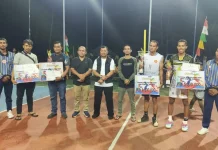Camat Bunguran Timur Serahkan Hadiah Pemenang Turnamen Voly Antar Desa Sungai Ulu