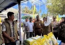 Bupati Natuna Tinjau Pasar Kurah dan Pelayanan Kesehatan Gratis di Pulau Laut