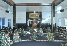 Sholat Dhuha dan Doa Bersama Warnai Kebersamaan Lanud RSA