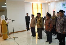 Pengukuhan FKUB dan Forum Pemuda Lintas Agama Perkuat Kerukunan