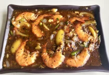 Resep Udang Bumbu Lada Hitam