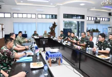 Danlanud RSA Terima Tim Itjen TNI