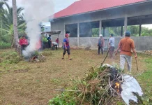 jelang Pelaksanaan Kurban, Warga IWKN Goro Bersihkan Sekretariat