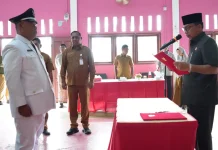 Wakil Bupati Natuna Melantik Kades Tanjung Kumbik Utara