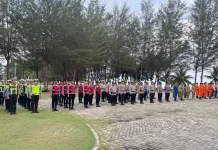 Polres Natuna Gelar Apel Gabungan Malam Idul Adha 1447 H