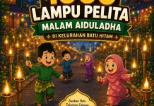 1000 Lampu Pelita Terangi Batu Hitam