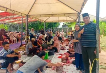 Perkuat Silaturahmi, Himpunan Keluarga Serasan Sembelih 12 Ekor Sapi Qurban