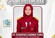 Siswi SRT 32 Natuna Raih Medali Perak OSPAN