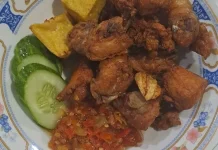 Resep Ayam Goreng Bawang Putih Ala Mimina