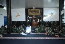 Refleksi Diri Personil Lanud RSA dengan Ibadah