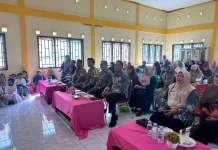 Babinsa Tanjung Pala Hadiri Perpisahan TK Padamu Negeri