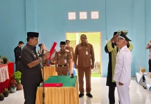 Wabup Natuna Lantik Heriyanto sebagai Kepala Desa Pengadah