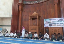 Jamaah Haji Natuna Tiba di Masjid Agung