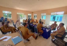 Tim Monev Bunguran Timur Evaluasi APBDes Triwulan II Desa Batu Gaja