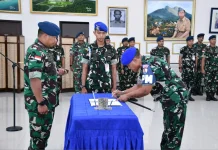Danlanud RSA Terima Penyerahan Jabatan Dansathanlan