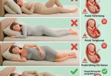 Bahaya Posisi Tidur Ibu Hamil yang Salah untuk Bayi